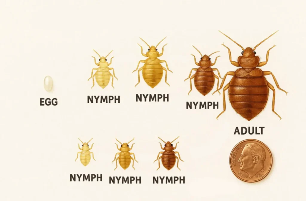 Bed Bug Life Cycle Stages, Behavior, Survival, and Prevention (2026 Complete Guide)