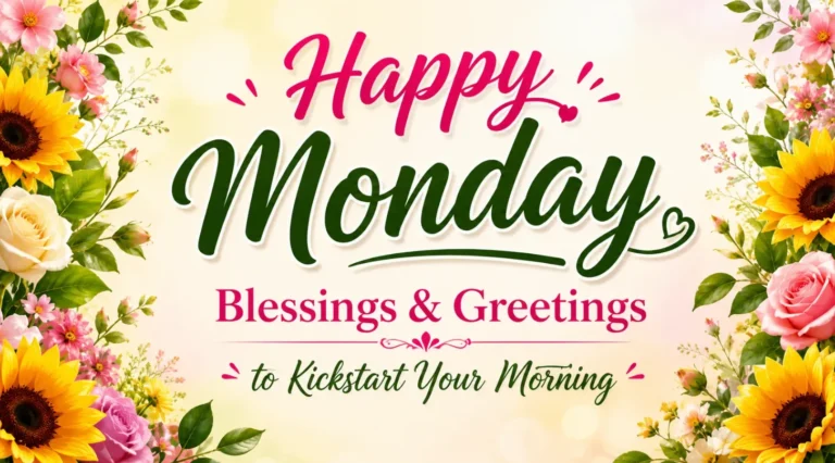 happy monday blessings
