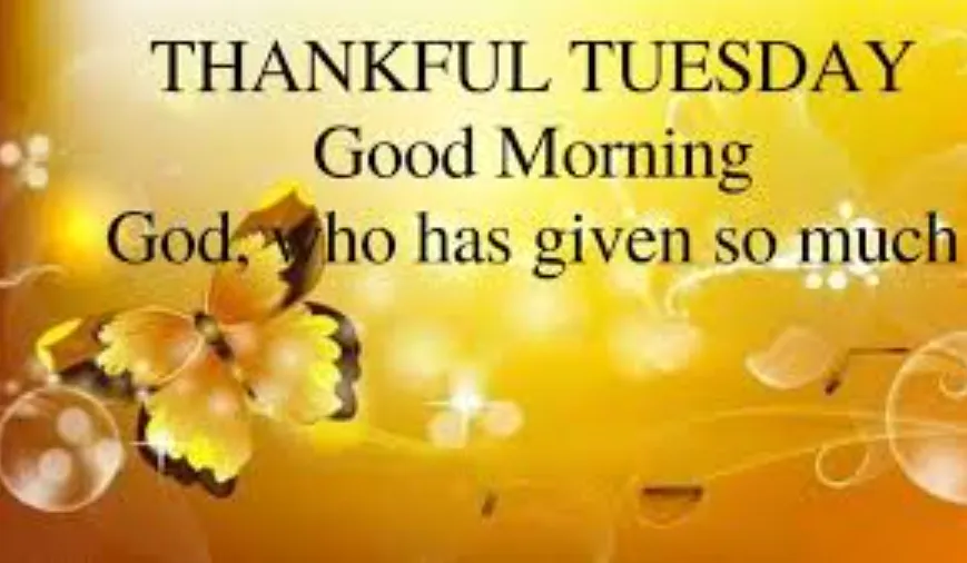 happy tuesday blessings