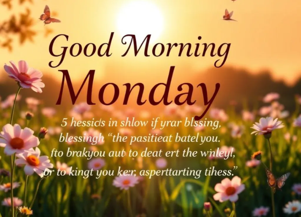 monday morning blessings