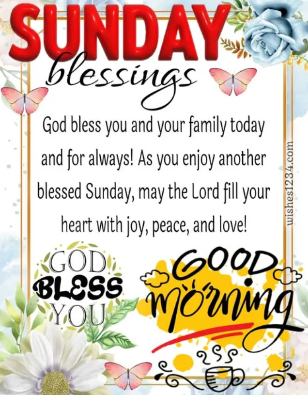 sunday blessings images