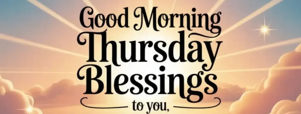 thursday morning blessings