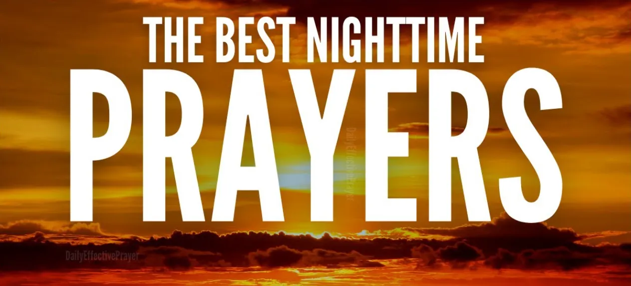 117+ Nightly Prayers to God for Peaceful Sleep, Strength, Couples, and Christian Families